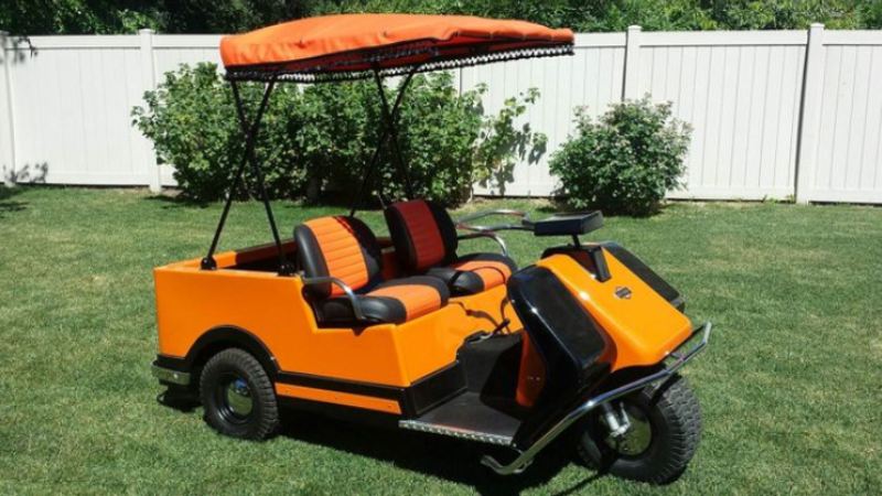 Harley Davidson Golf Carts Are Still A Popular Golf Novelty Item